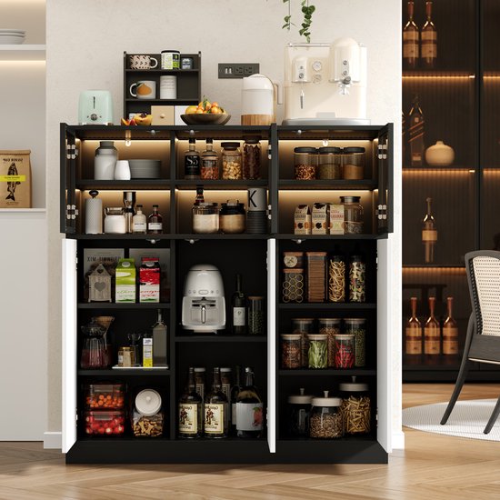 2-delige tv-kast met ledverlichting Sonoma grijs 60x35x40 cm