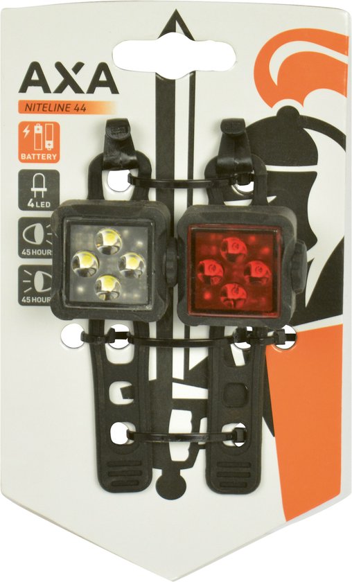 AXA Niteline 44 Kit d'éclairage pour vélo - Batterie - LED