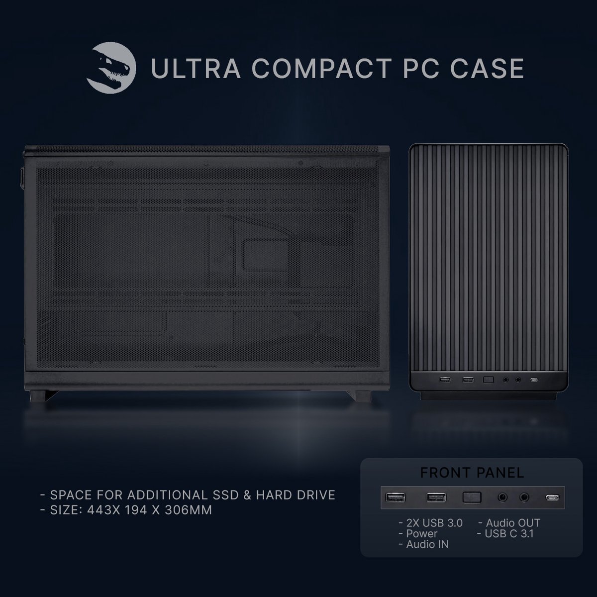 Sedatech Gaming Mini-PC Micro ATX • Intel Core Ultra 5 245KF 14x 3.6GHz • Geforce RTX5060 • 32Gb DDR5 • 2Tb SSD M.2 • WiFi • Bluetooth, USB C • Windows 11 • Desktop computer — afbeelding 2