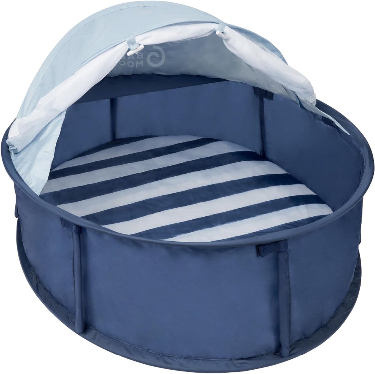 Aurixi® Strandtent uv Bescherming - Strandtent Baby Pop Up – Strandtentje Extra Licht – Zonbescherming - Donkerblauw - 98cm x 90cm x 85cm