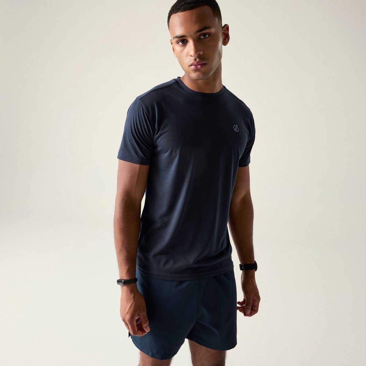 Dare2b Agile T-shirt Met Korte Mouwen Man Blauw