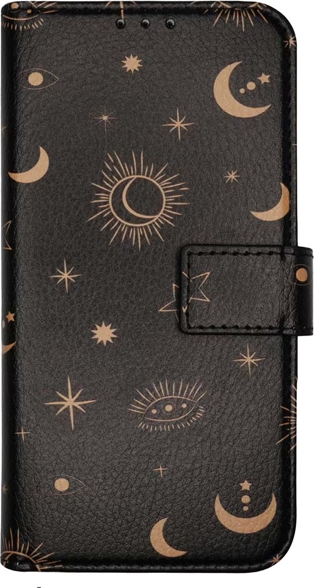 imoshion Hoesje - Geschikt voor Samsung Galaxy S24 - Design Bookcase smartphone - Sky Black