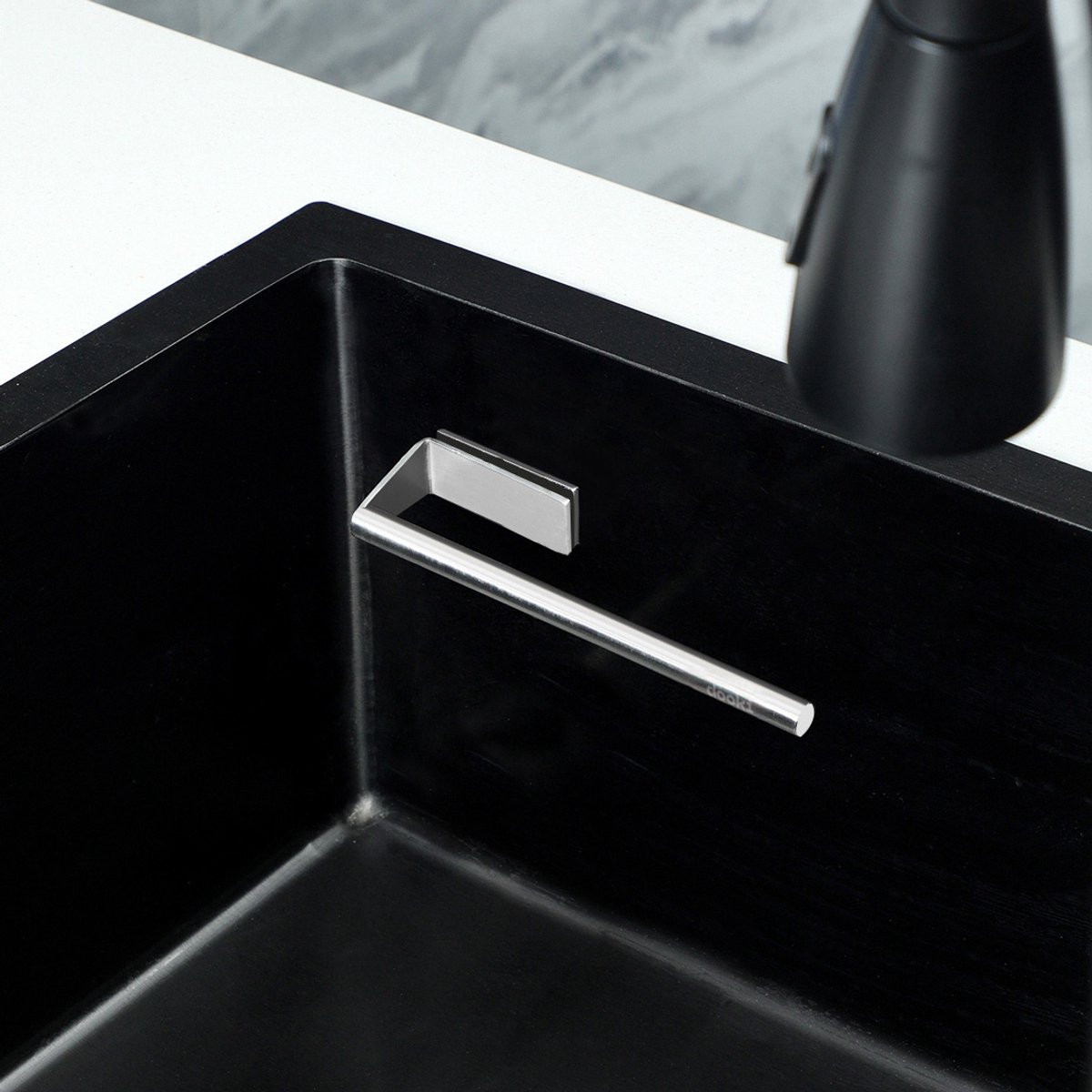 Dooki® Vaatdoekhouder Magnetisch RVS – Keuken Organizers – Keuken accessoires – Keukenorganizers – Aanrecht Organiser