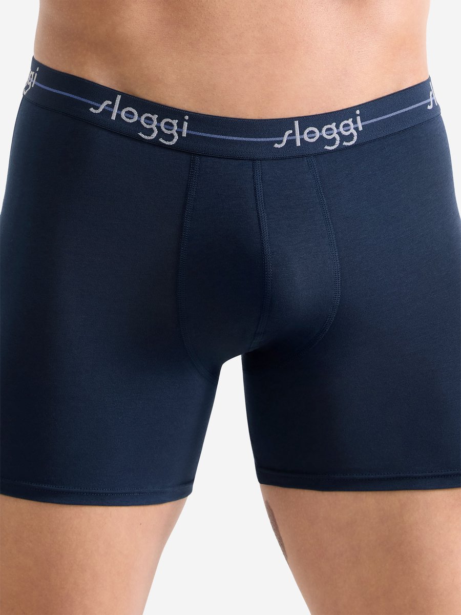 sloggi Langer Boxer Blue Start