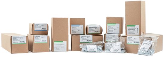 Hoenderdaal Vis pour agglomérés en acier inoxydable tête fraisée plate TX25 filetage partiel 5.0X80 / 50 (par 200 pièces)