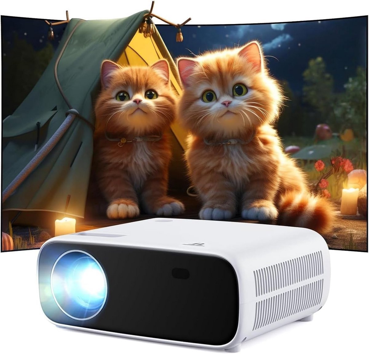 Krachtige Beamer met 4K Ondersteuning en Hoge Helderheid