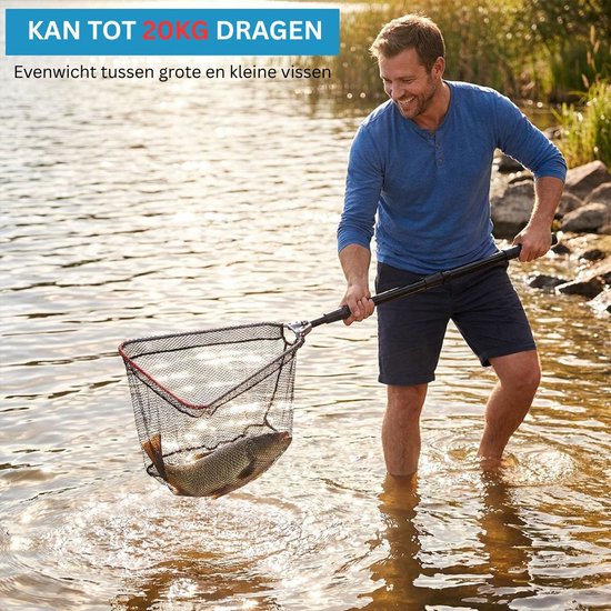 CLVP® Schepnet Vissen - Landingsnet Vijver - Karper Zeevisnet - Roofvisnet — afbeelding 5