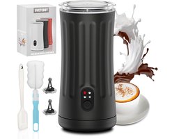 4-in-1 Elektrische Melkopschuimer voor Warme en Koude Dranken - Perfect voor Latte, Macchiato en Cappuccino