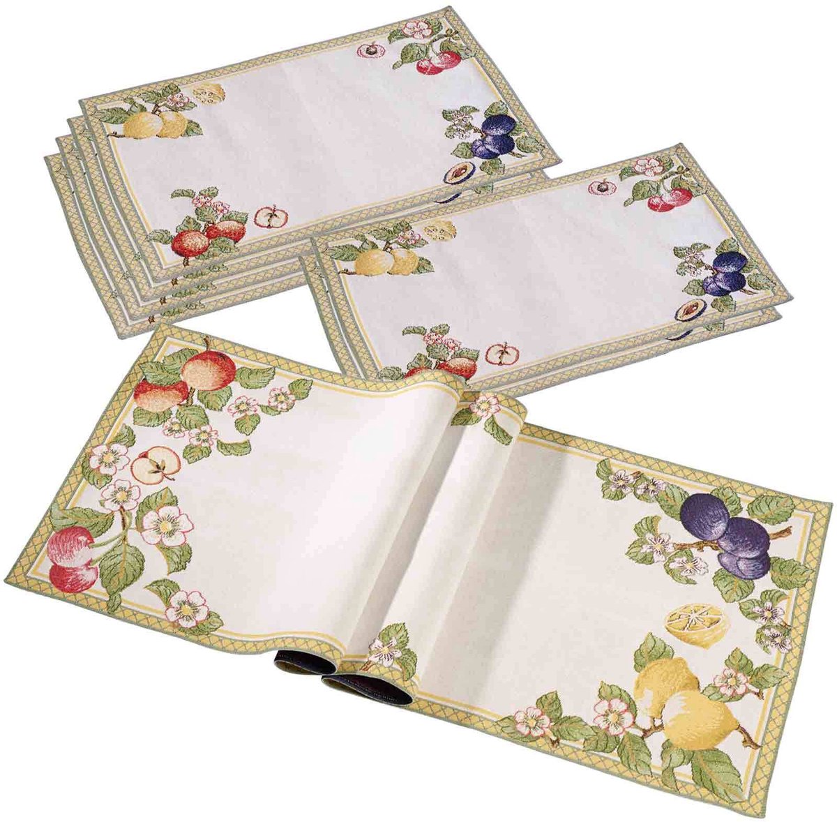 Tischset French Garden Set van 7