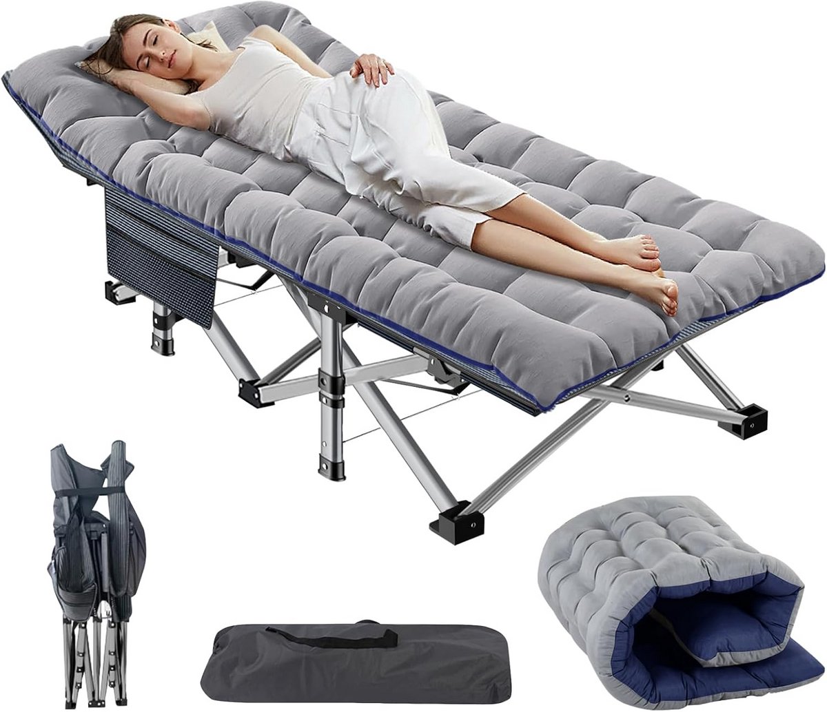 Veldbed - Kampeerbed - Vouwbed 1 Persoons - Logeerbed - Campingbed
