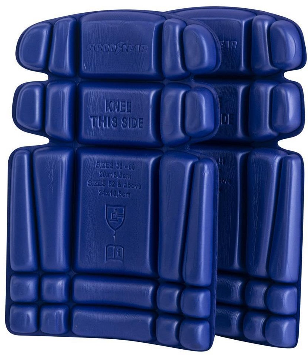 Universele kniebeschermers in blauw voor optimale bescherming