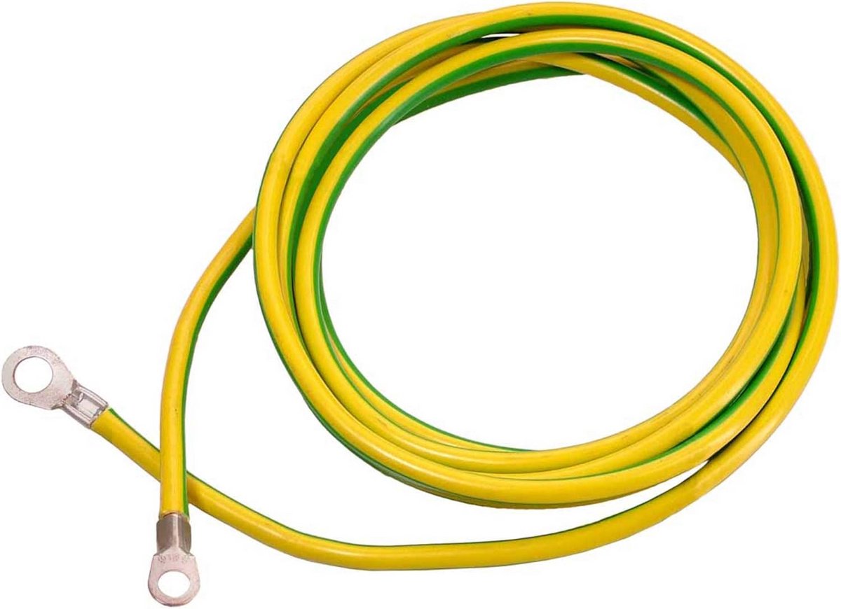 Aardingskabel met Ringoog, IP20, H07V-K 16, Groen en Geel