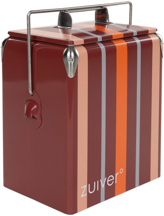 Zuiver Cooler Be Wine Koelbox Strepen Burgundy Rood van Merkloos — afbeelding 2
