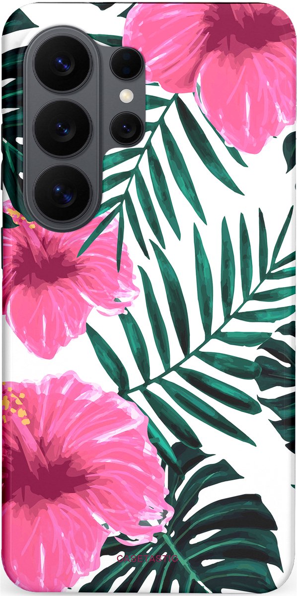 Casetastic Hoesje Geschikt voor Samsung Galaxy S26 Ultra - Stijlvolle Beschermende Duo-layer Case - Tropenavond