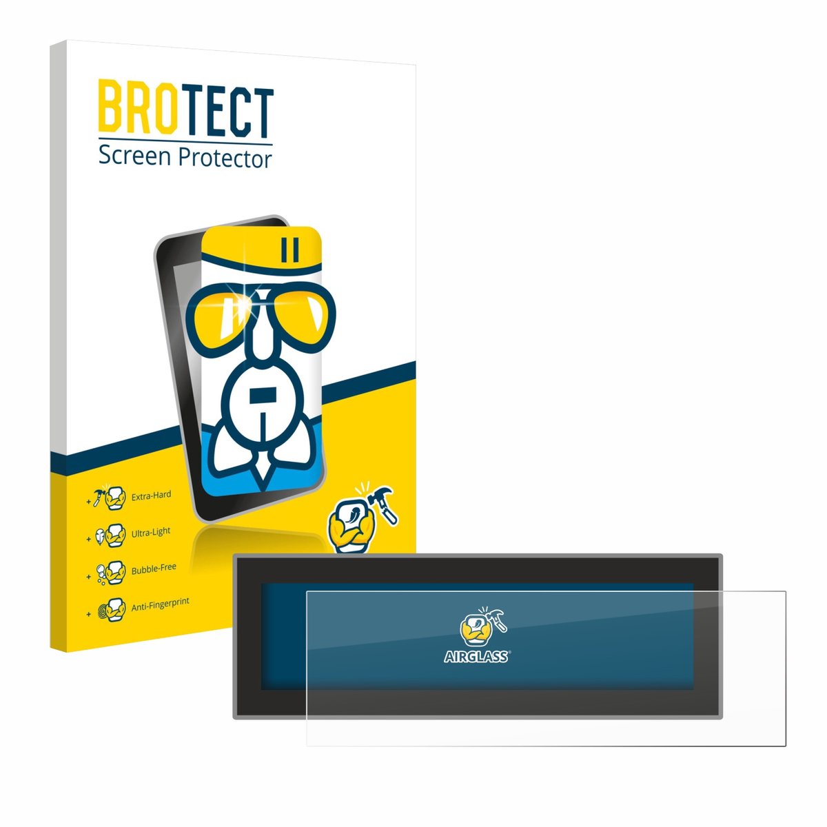 Screenprotector voor Porsche Taycan 2021 PCM 6.0 Beschermglas transparant
