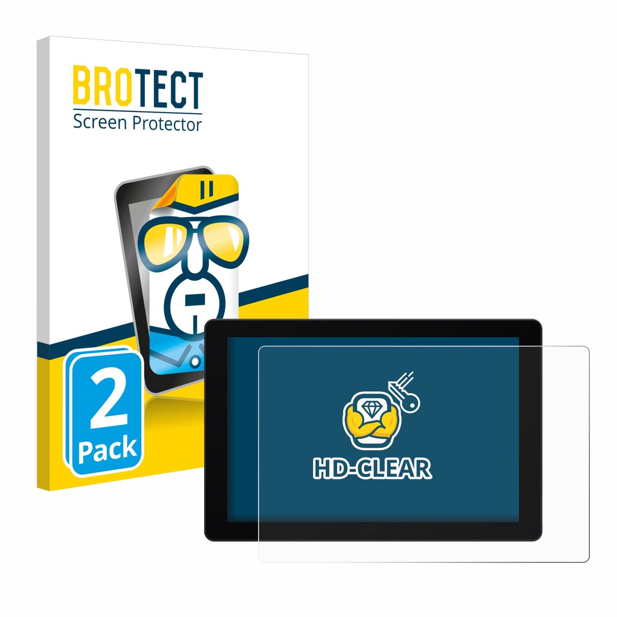 BROTECT - Screenprotector voor SmallHD Cine 7 - Folie Beschermfolie transparant 2 Stuks