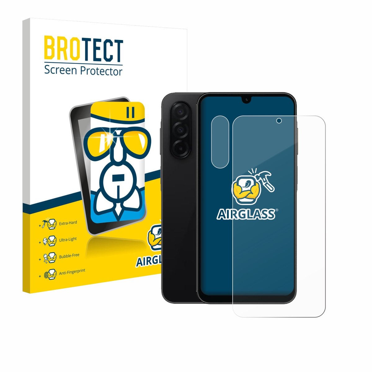 Screenprotector voor Samsung Galaxy A26 5G (Voor+Camera) Beschermglas transparant