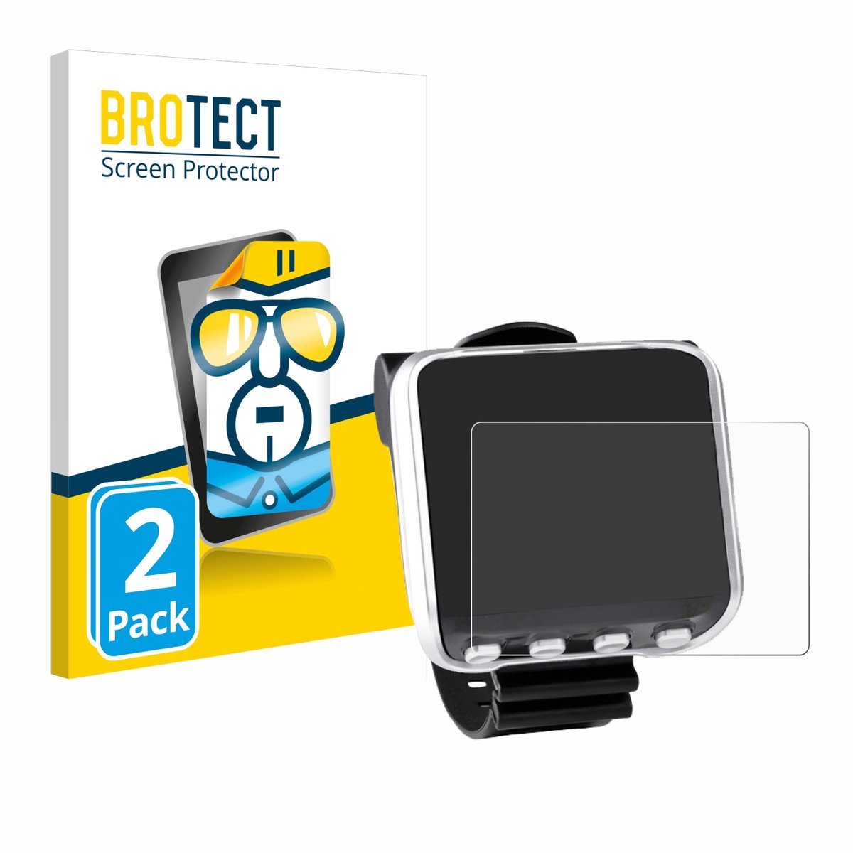 BROTECT - Screenprotector voor Mares Genius - Folie Beschermfolie transparant 2 Stuks