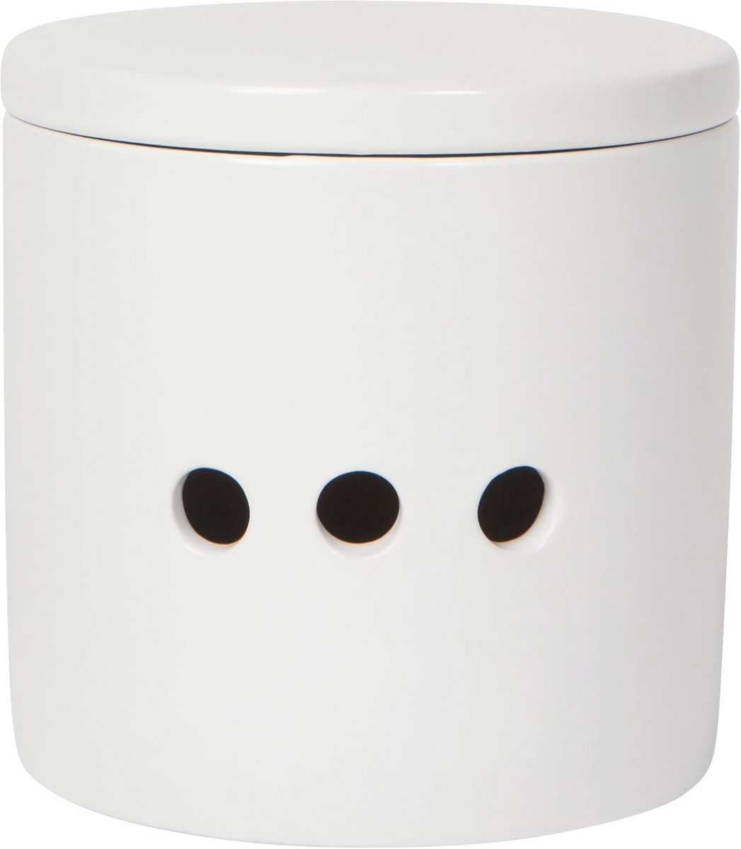 Stenen Knoflookpot met Ventilatie voor Langer Verse Knoflook