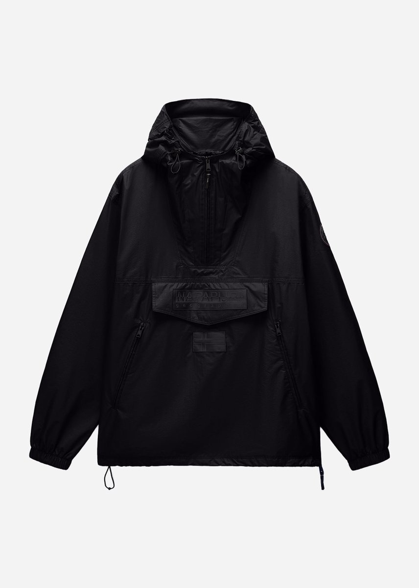 Napapijri Lightweight Packable Rainforest Overhead rf next Jacket beauty Zwart