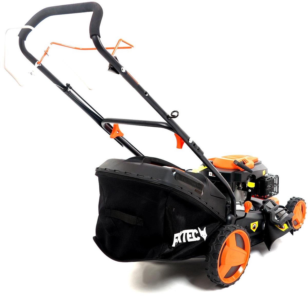 FUXTEC 4in1 Benzine Grasmaaier FX-RM4646 - 3,5 pk/2,6 kW - 46 cm Maaibreedte - 7-traps Hoogteverstelling - 4-Takt - Achterwielaandrijving - 50L Grasvanger - Mulchfunctie & Zij-uitworp – foto 4