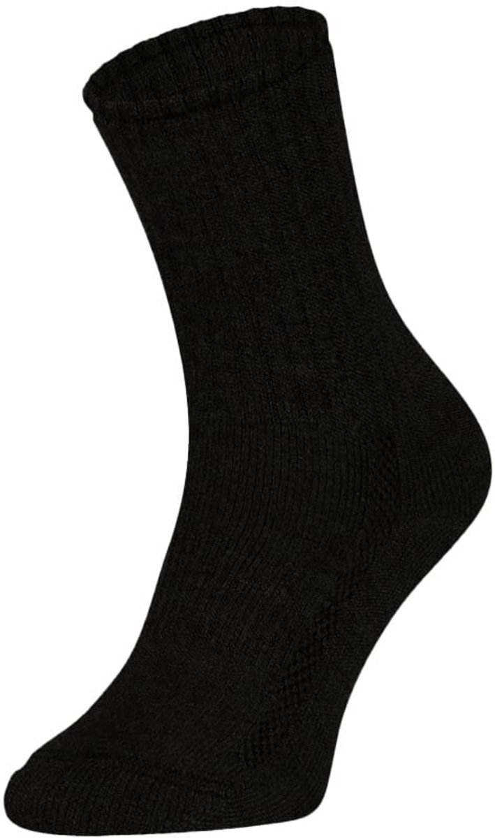 Eureka zachte merino wollen sokken S29 - unisex - zwart - maat 35-38