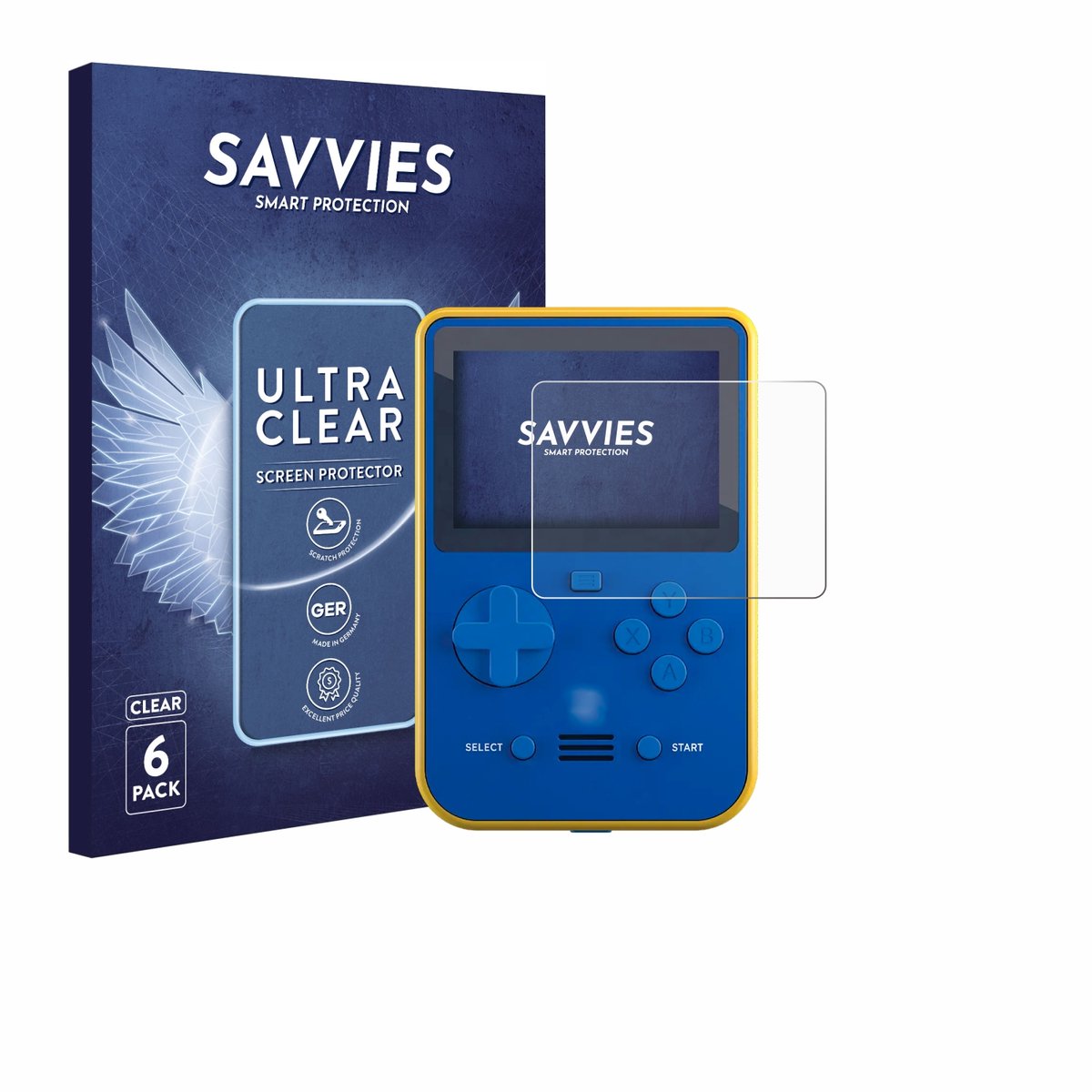 Savvies - Screenprotector voor Blaze Super Pocket - Folie Beschermfolie transparant 6 Stuks