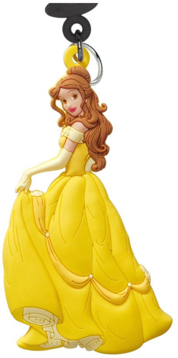 Disney Princess Soft Touch PVC Bag Clip Belle