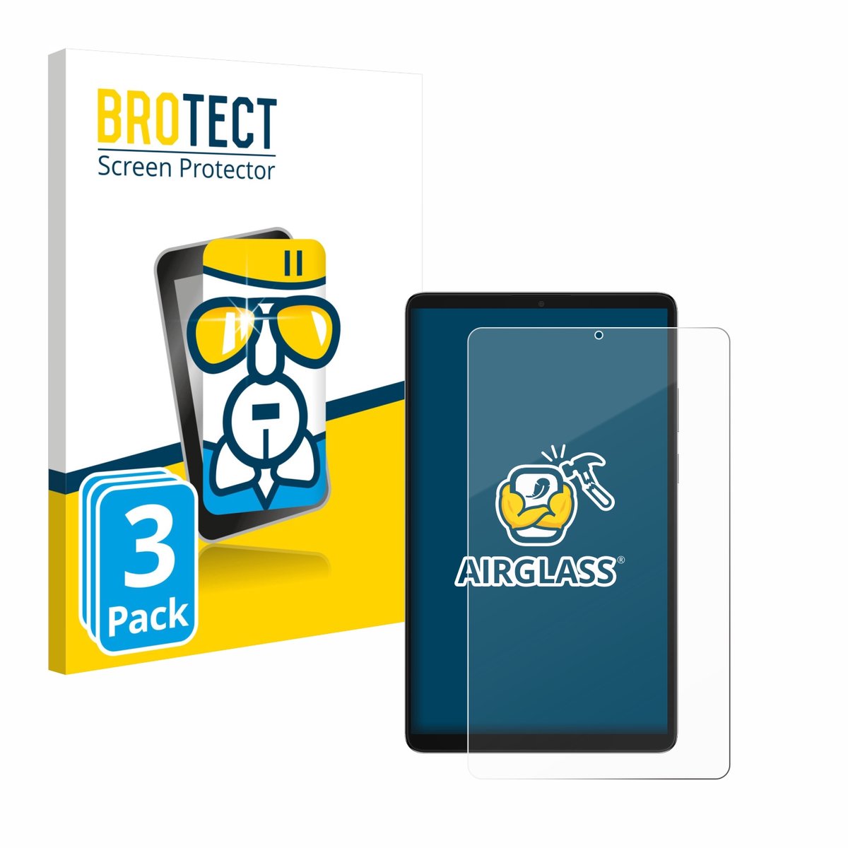 Screenprotector 3 Stuks voor Samsung Galaxy Tab A11 8.7" Beschermglas transparant