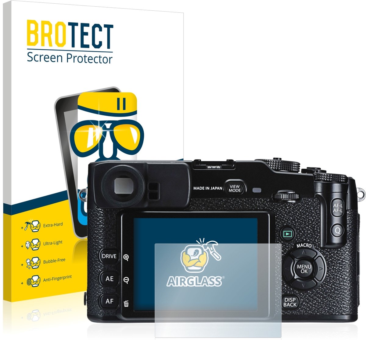 Screenprotector voor Fujifilm X-Pro1 Beschermglas transparant