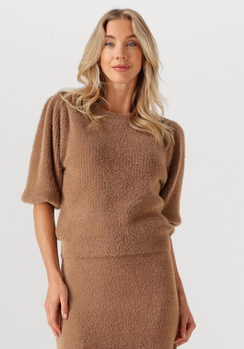 Ruby Tuesday Vikka Truien & vesten Dames - Sweater - Hoodie - Vest- Bruin - Maat 40