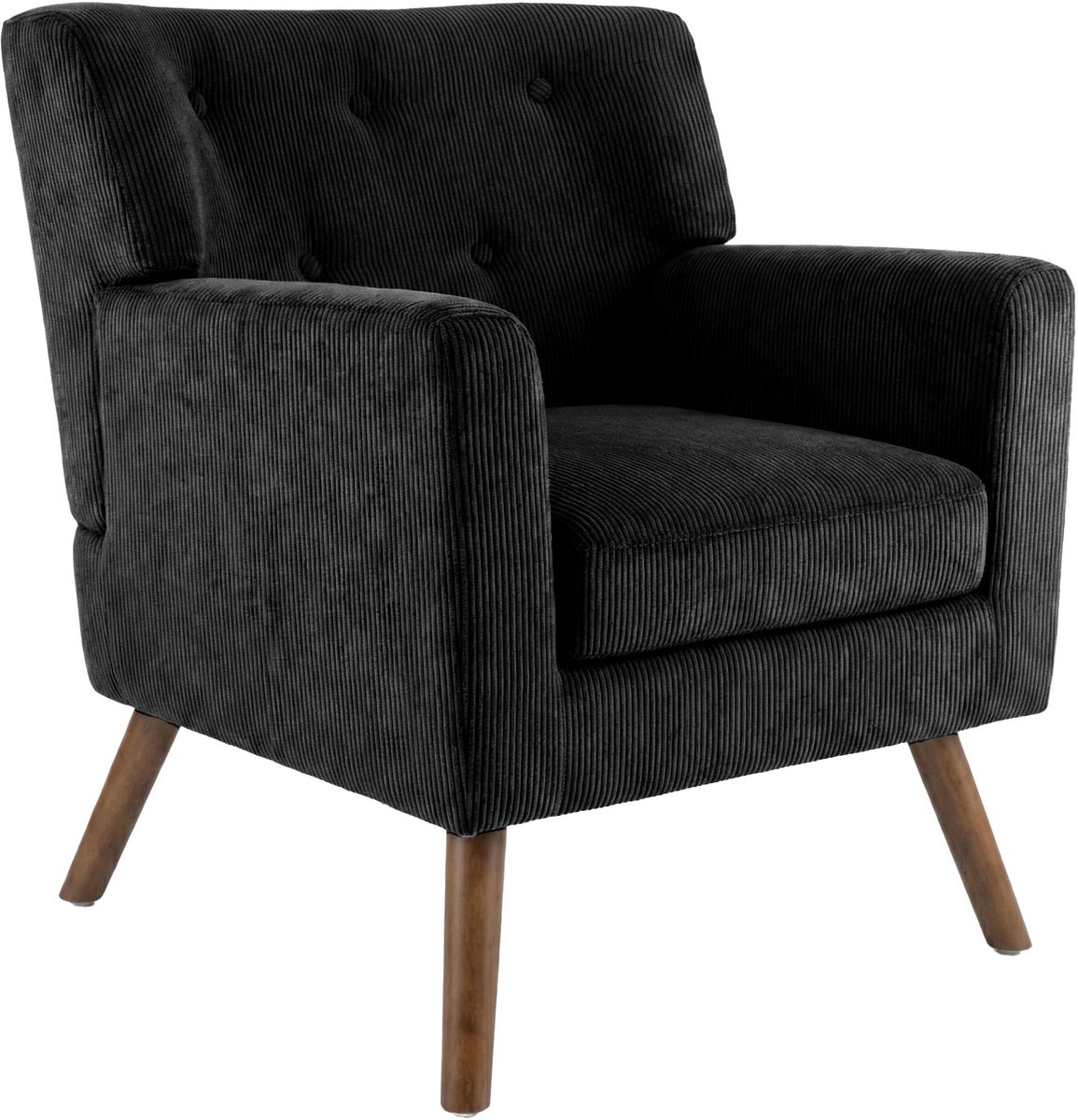 CLP Kioni Fauteuil - met armleuning - volwassen - relax - landelijk - stoelpoten van hout