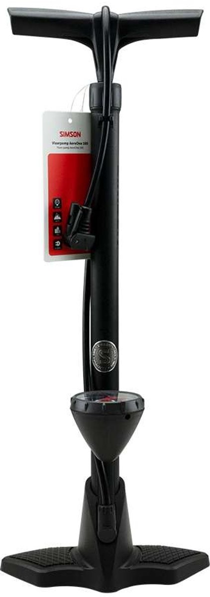 Simson vloerpomp AeroOne 160 - 11 bar - zwart — afbeelding 5