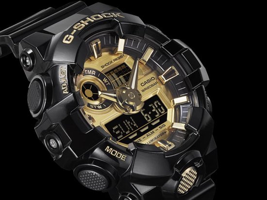 Casio G-Shock Mens Analogue-Digital Watch GA-710GB-1AER