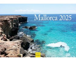 Wandkalender Mallorca 2025 | DIN A3 | Luxe Europese Strand & Zonvakantie Planner