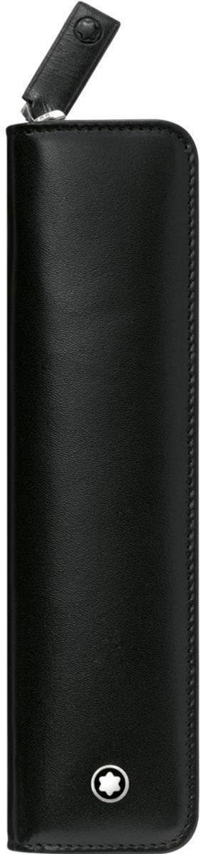 Luxe etui met ritssluiting voor één schrijfgerei - Zwarte tasorganizer