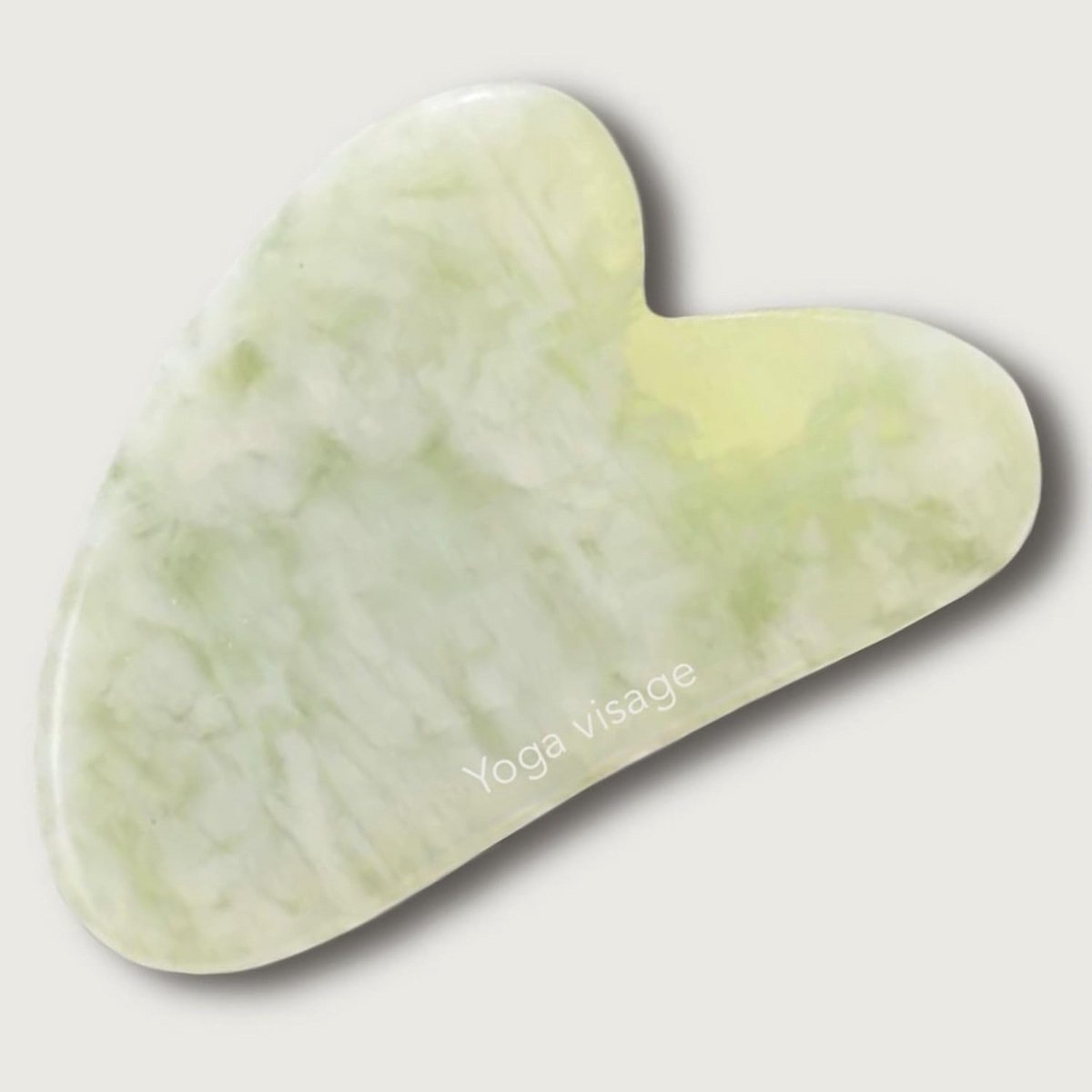Originele Natuurlijke Jade Gua Sha Schraper voor Gezicht en Huidverzorging