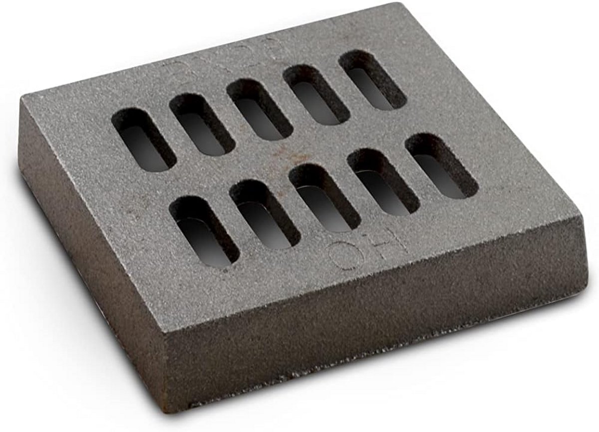 Vuurrooster Gietijzer 13,5x13,5 cm voor Open Haard en Kachel Asrooster