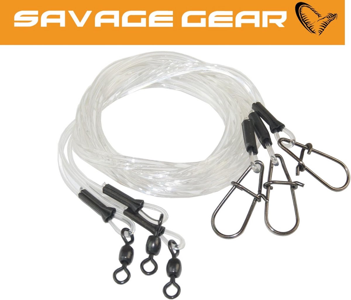 Sterke Monofilament Voorvak (0,85 mm, 20 kg) voor Vissen op Snoek en Roofvis - 50 cm