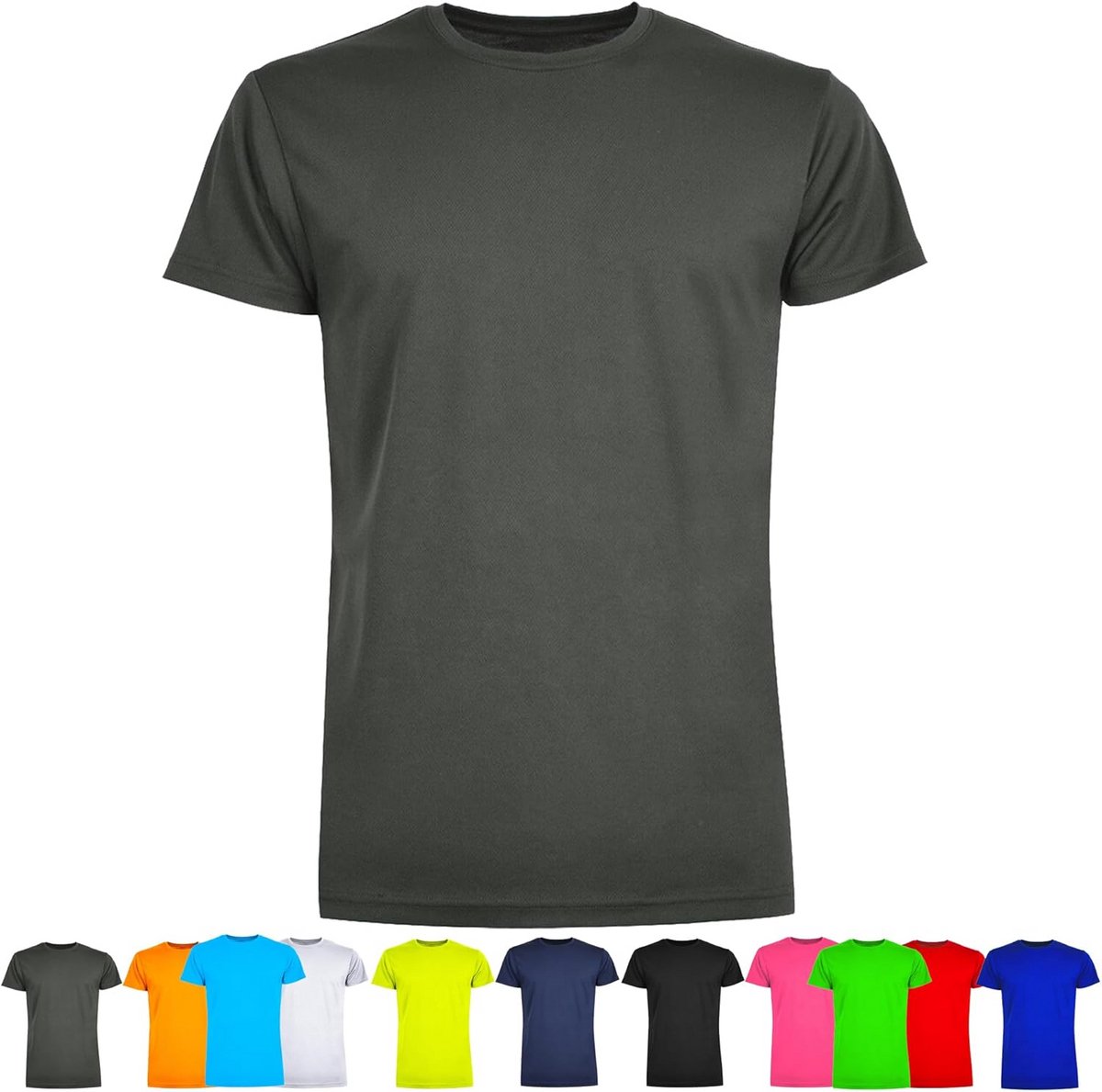 Ademend Kort Sleeve Sportshirt voor Heren - Ideaal voor Voetbal en Training