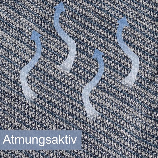 Voortent Tapijt - Luifel Kleed Onderlegger - Kamperen Terras Picknick - XL Formaat Duurzaam - 300 x 600 cm - Blauw van Merkloos — afbeelding 2
