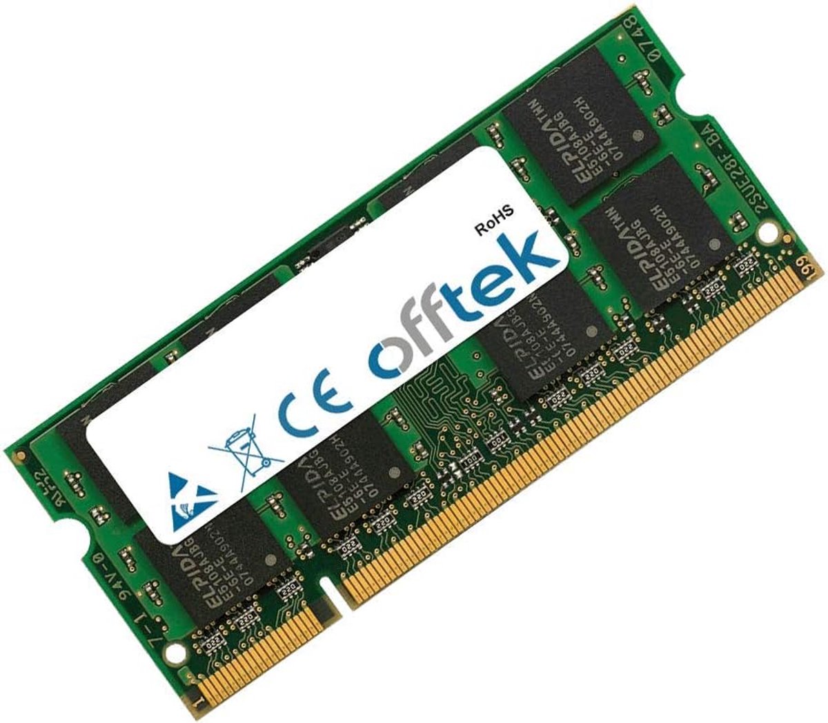 RAM-geheugen module - DDR2 geheugen - Computer upgrade - 256MB capaciteit - 200 Pin