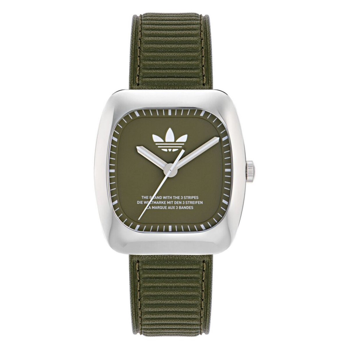 Adidas Originals Retro Wave One AOSY24526 Horloge - Leer - Groen - Ø 37 mm