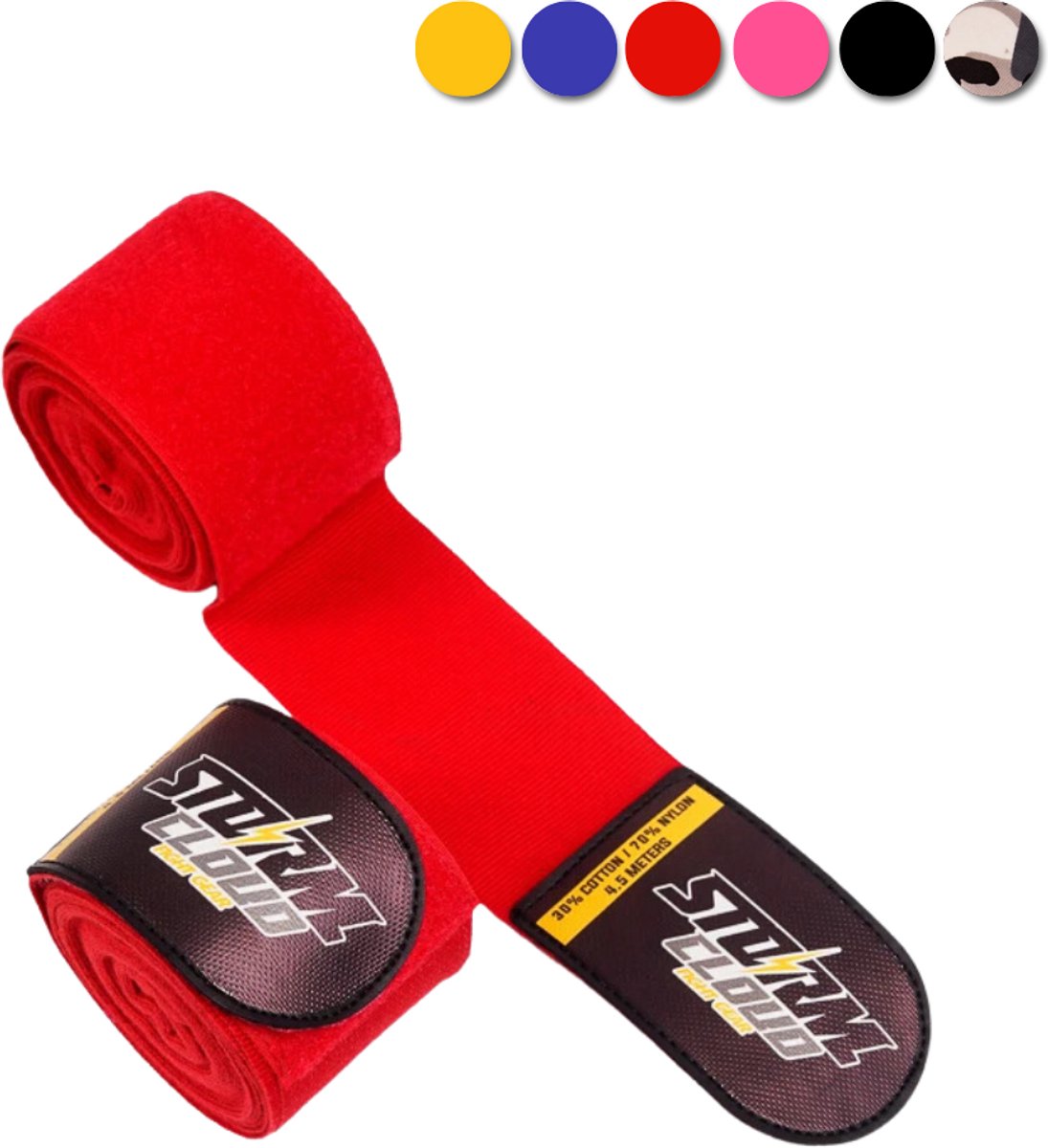 StormCloud HWX-R Serie - Bokshandwikkels - Rood - 4,5m - Premium Kwaliteit