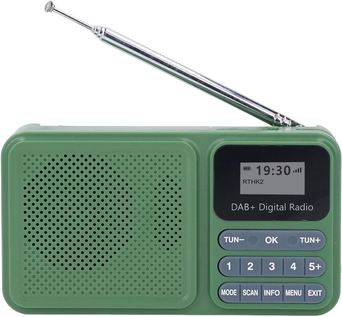 Draagbare Radio - Bluetooth Luidspreker - Buiten Gebruik - Zonne-energie Opladen - 14 x 8 x 5 cm