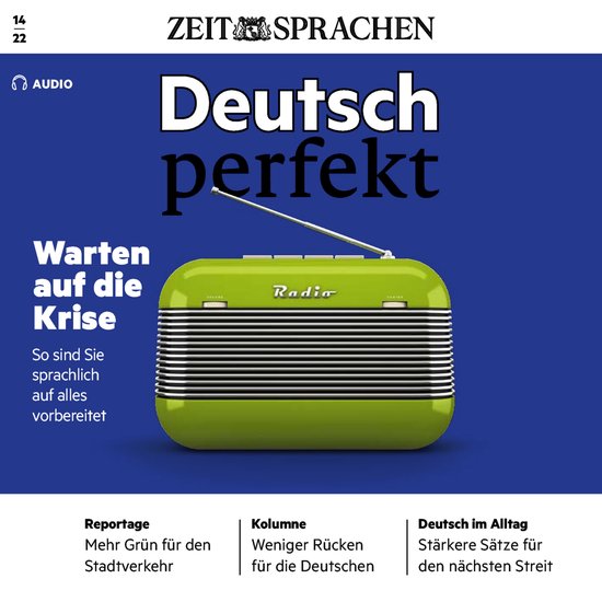 Deutsch lernen Audio - Warten auf die Krise - cover