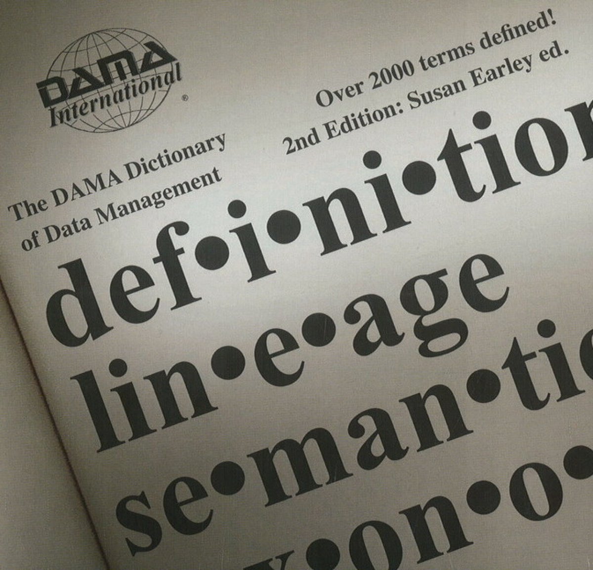Omslag van The DAMA Dictionary of Data Management 2011
