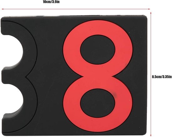 Biljart Keu Houder - Snooker Stok Opbergrek - Keu Bescherming - Universeel 2-Gats Ontwerp — afbeelding 5