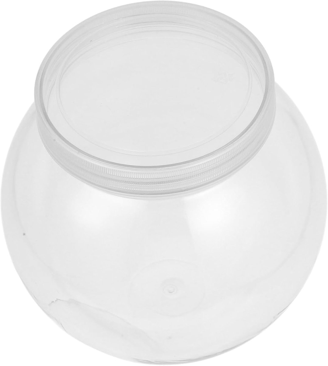 Transparante Viskom - Decoratieve Kom - Thuis Kantoor - Eenvoudig Onderhoud - 16.5 x 16.2 cm - Transparant