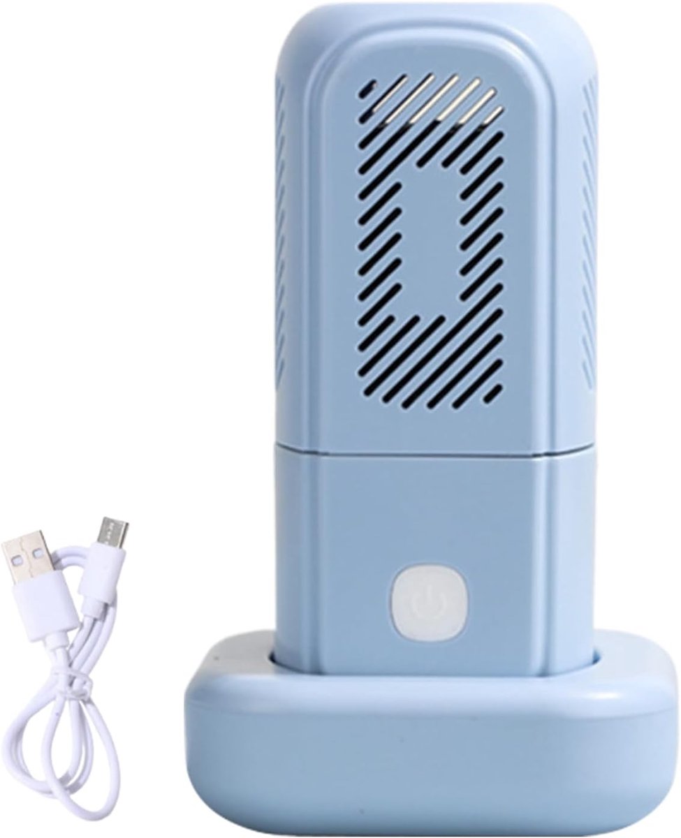 Fruit Groente Wasser - Reinigingsmachine Apparaat - Hygiënisch Eten - Draadloze Zuiveringstechnologie - 11x11x11 cm - Blauw